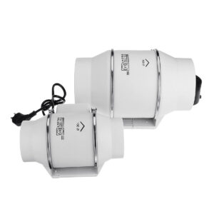 4/6/8 Inch Ventilation Inline Extractor Fan Window Wall Kitchen Toilet Exhaust Blower45W 75W 135W